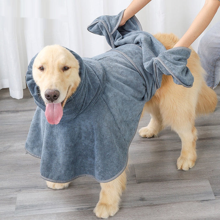 Quick-Dry Absorbent Pet Bath Towel for Dogs