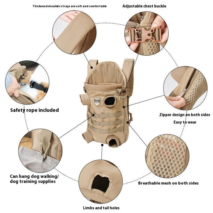 Discover the Ultimate Comfort with Our Breathable Backpack for Medium-Sized Dogs