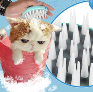 Transform Bath Time with Our Pet Massage Bath Brush