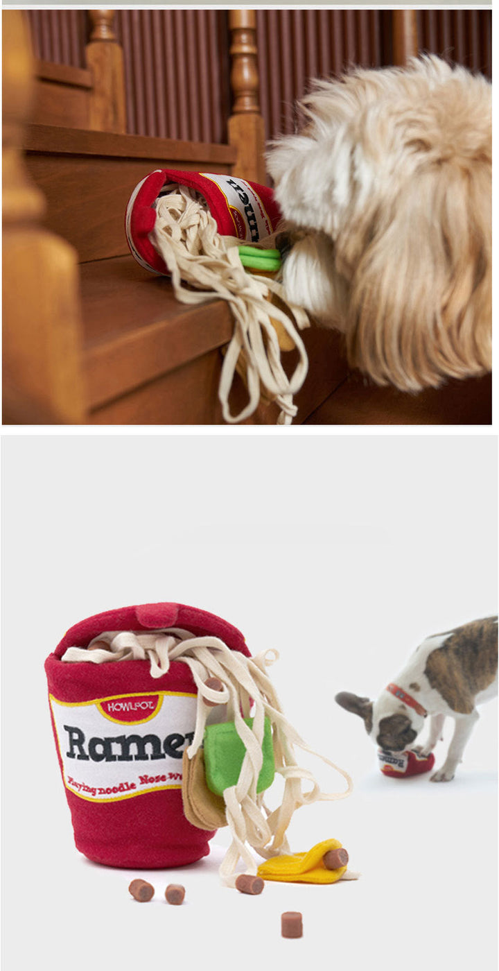 The Ultimate Ramen-Scented Interactive Toy for Your Furry Friend