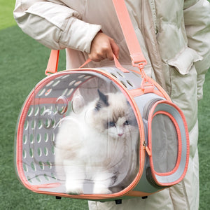 Transparent Space Capsule Backpack for Cats and Small Pets