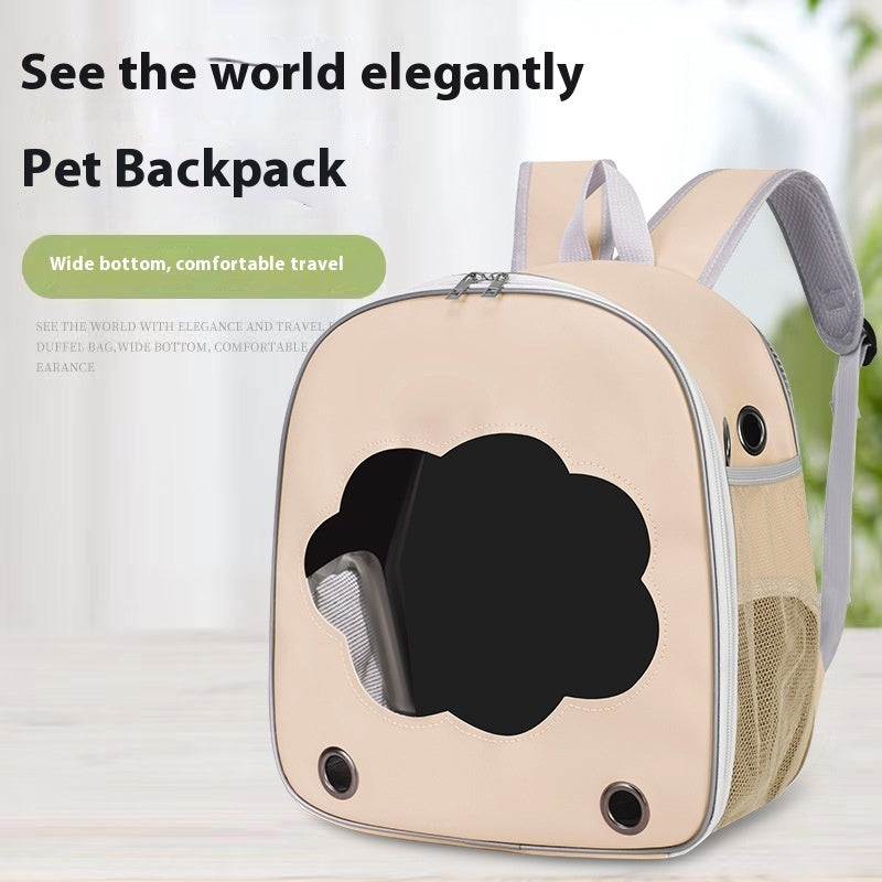 Large-Capacity Portable Space Capsule Backpack for Pets