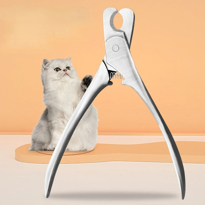 Professional Pet Nail Clipper Sharp Stainless Steel Trimmer for Dogs Cats