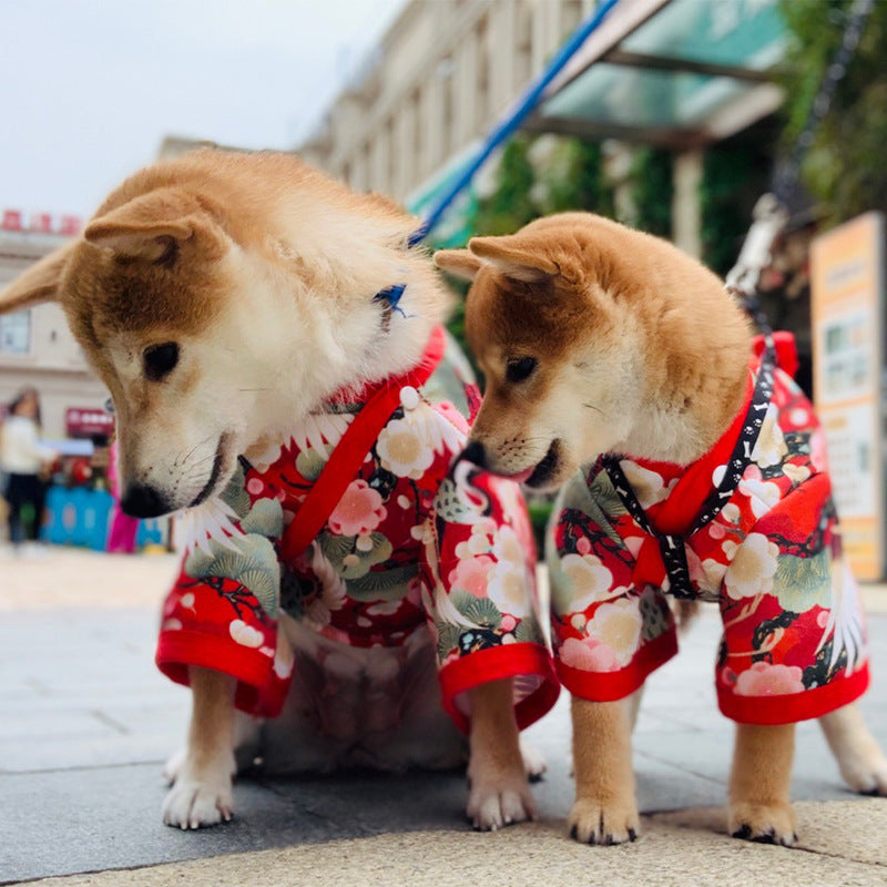 Stylish Kimono-Inspired Clothes for Cats Fashionable Pet Outfit