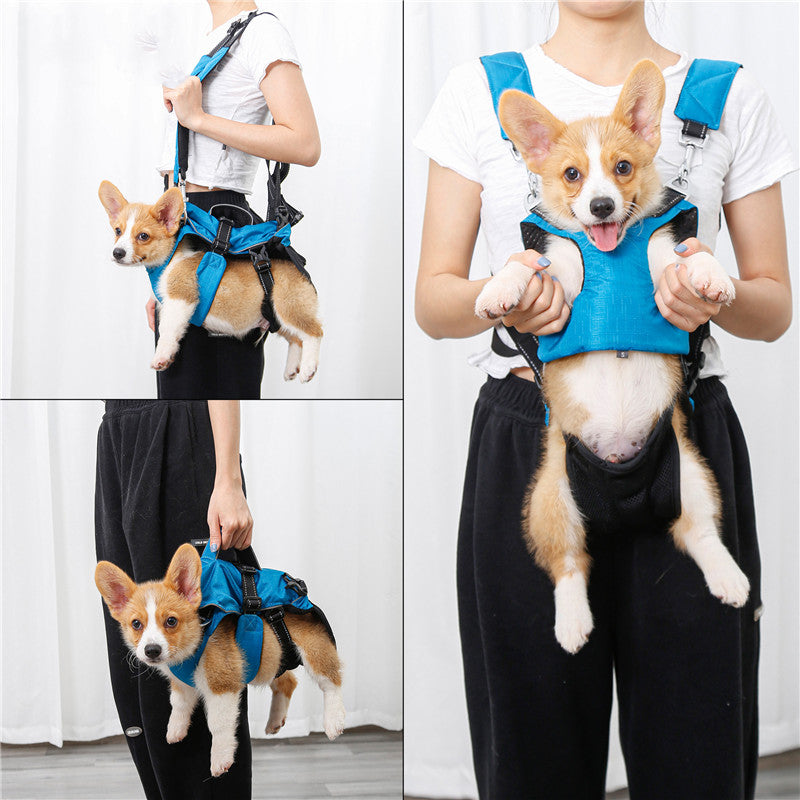 Multifunctional Chest and Back Pet Backpack for Comfortable Carrying