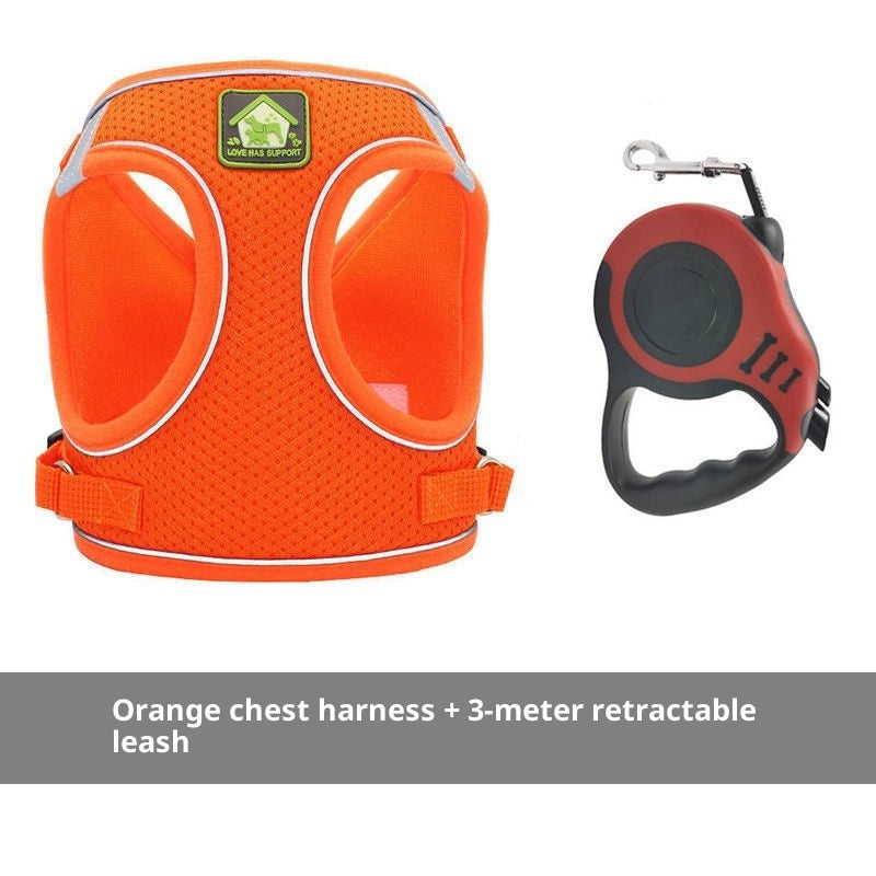 Breathable Anti-Escape Vest and Leash for Safe Cat Walking