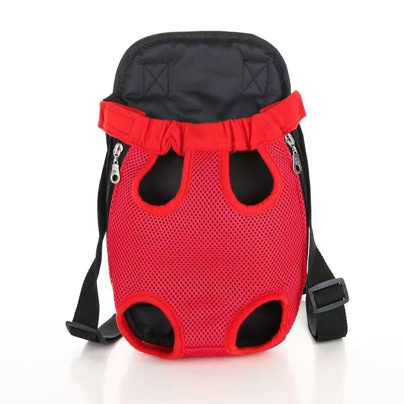 Breathable Adjustable Dog Carrier Backpack for Small Dogs Hiking Travel