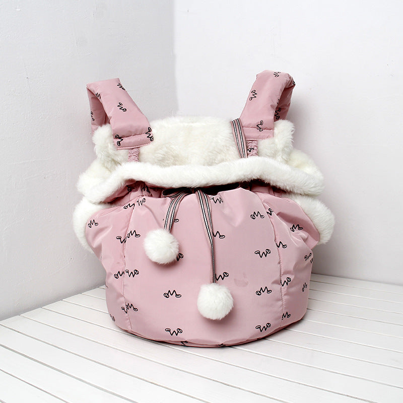 Outdoor and Travel Pet Carrier Backpack Suitable for Winter Use