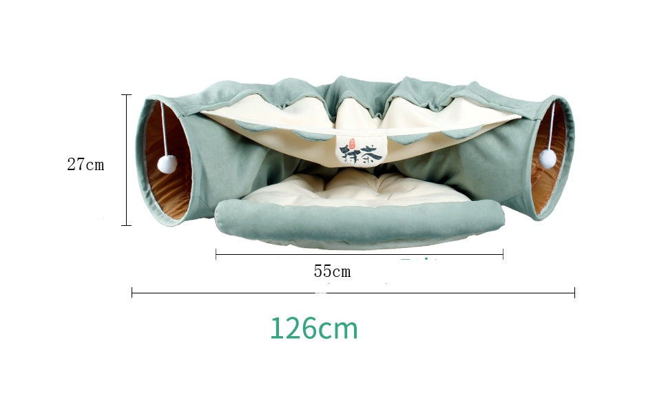 Collapsible Interactive Cat & Small Pet Tunnel Toy