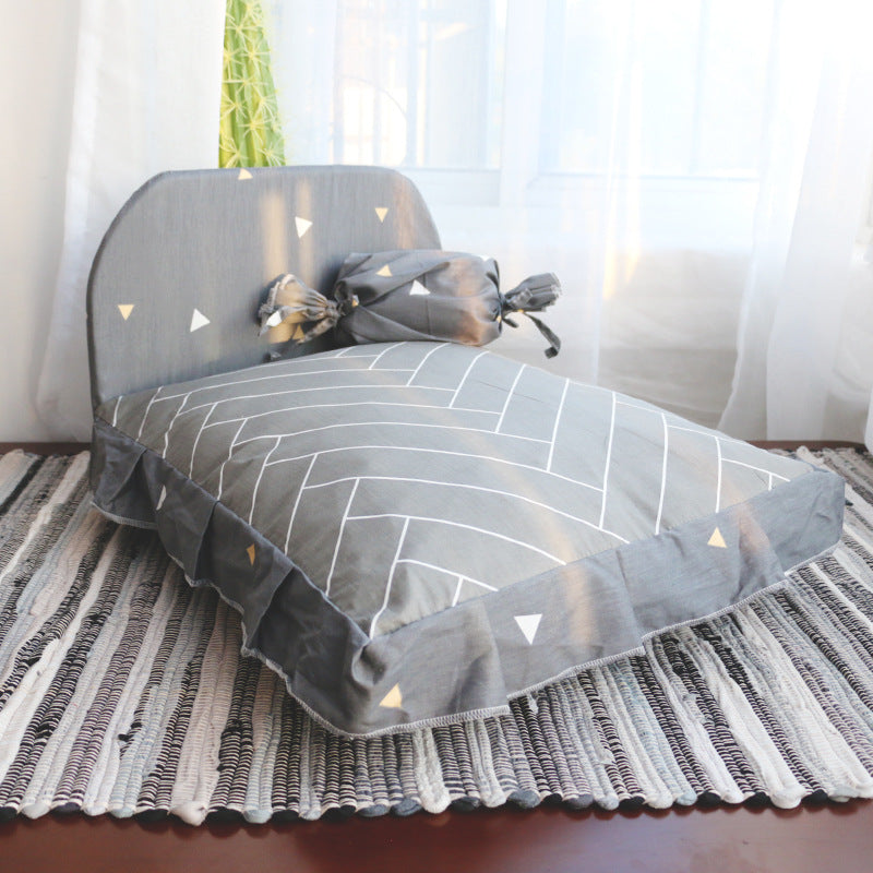 Teddy Small Dog Plush Bed