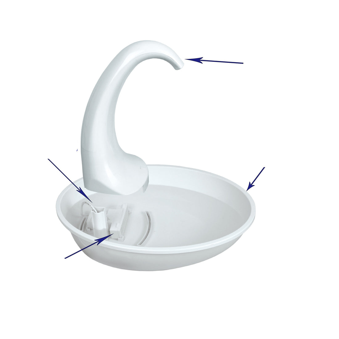 Flowing Water Pet Fountain for Cats & Dogs