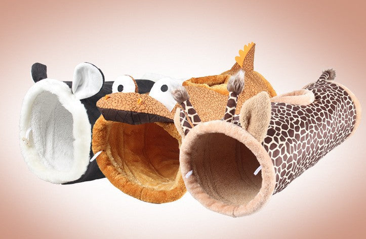 Cartoon Animal Ring Paper Cat Tunnel Toy