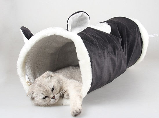 Cartoon Animal Ring Paper Cat Tunnel Toy