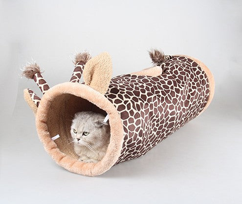 Cartoon Animal Ring Paper Cat Tunnel Toy