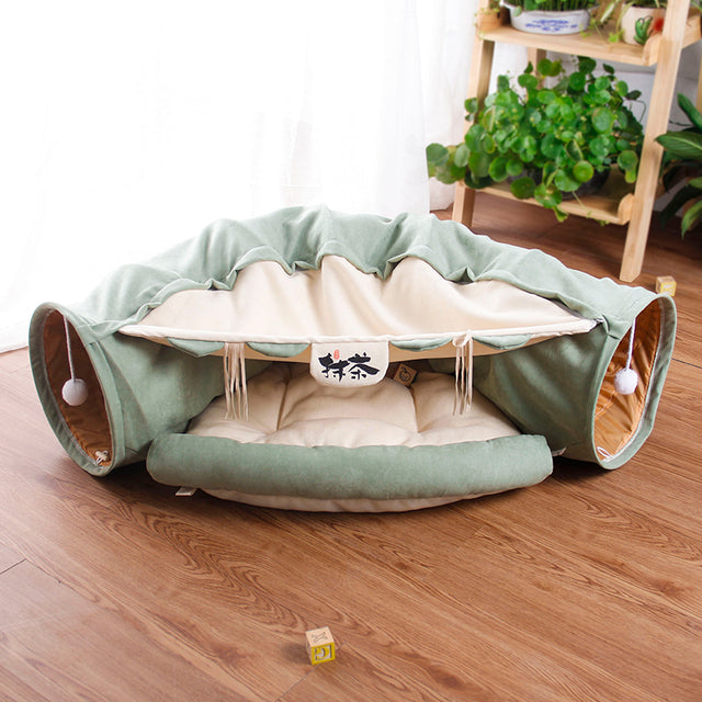 Collapsible Interactive Cat & Small Pet Tunnel Toy