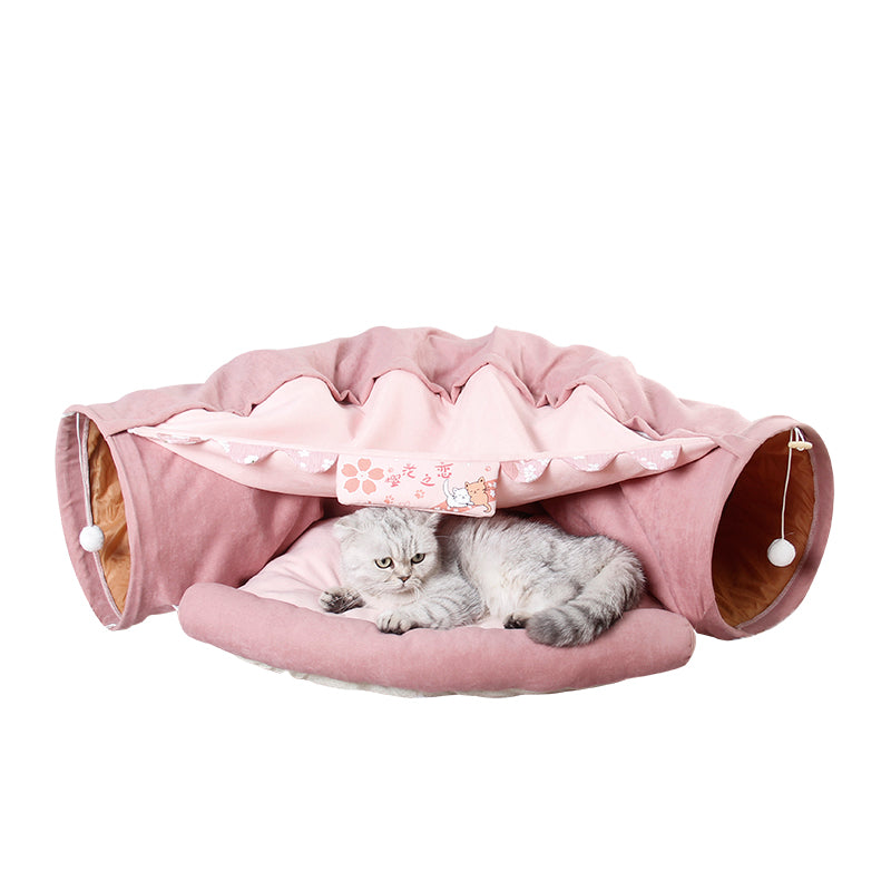 Collapsible Interactive Cat & Small Pet Tunnel Toy