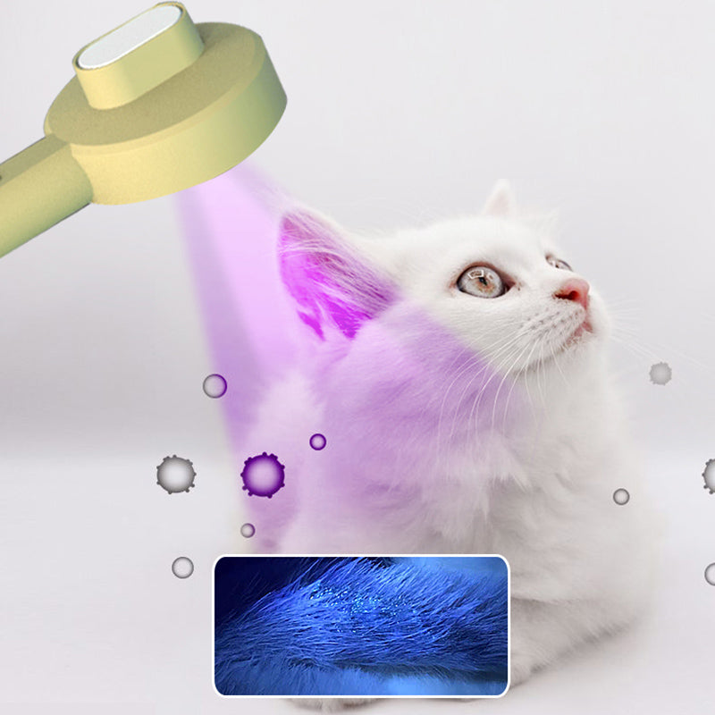 Hoopet 2-in-1 Pet Grooming Comb with UVC Detection Lamp