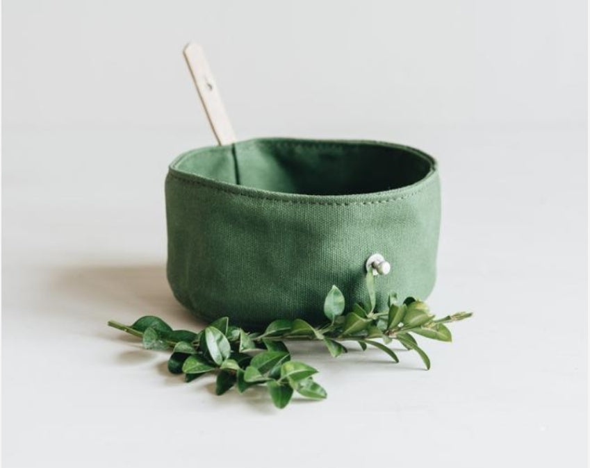 Foldable Canvas Dog Bowl for Food & Water, Portable Pet Bowl