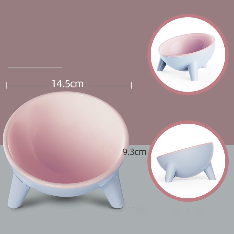 Nordic-Style Raised Pet Feeding Bowl with Stand for Cats & Dogs
