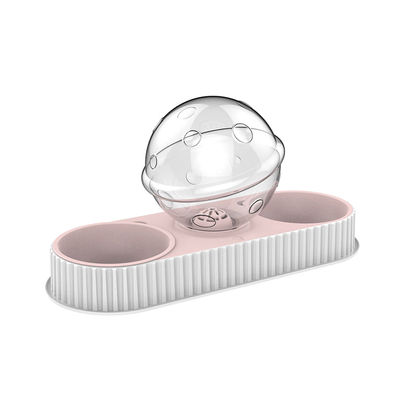 Automatic Plastic Pet Water & Food Feeder for Cats & Dogs