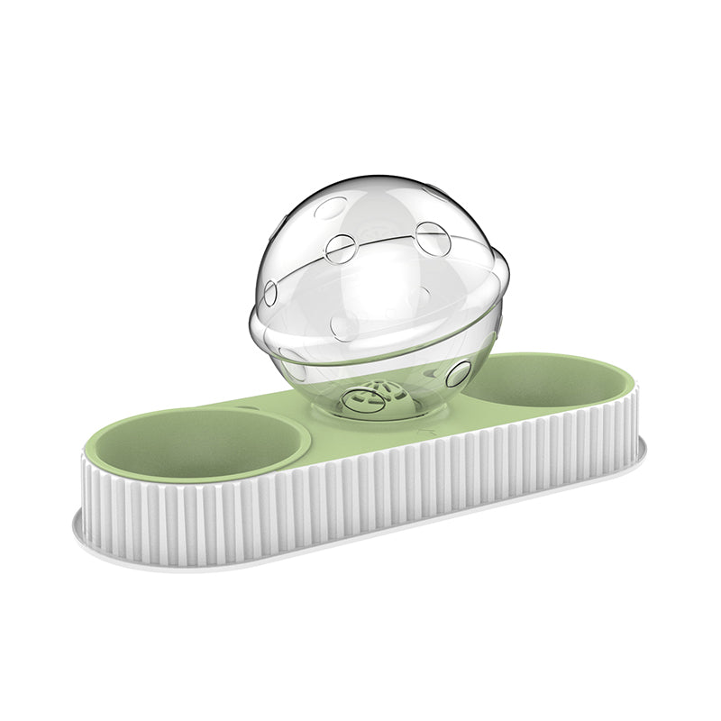Automatic Plastic Pet Water & Food Feeder for Cats & Dogs