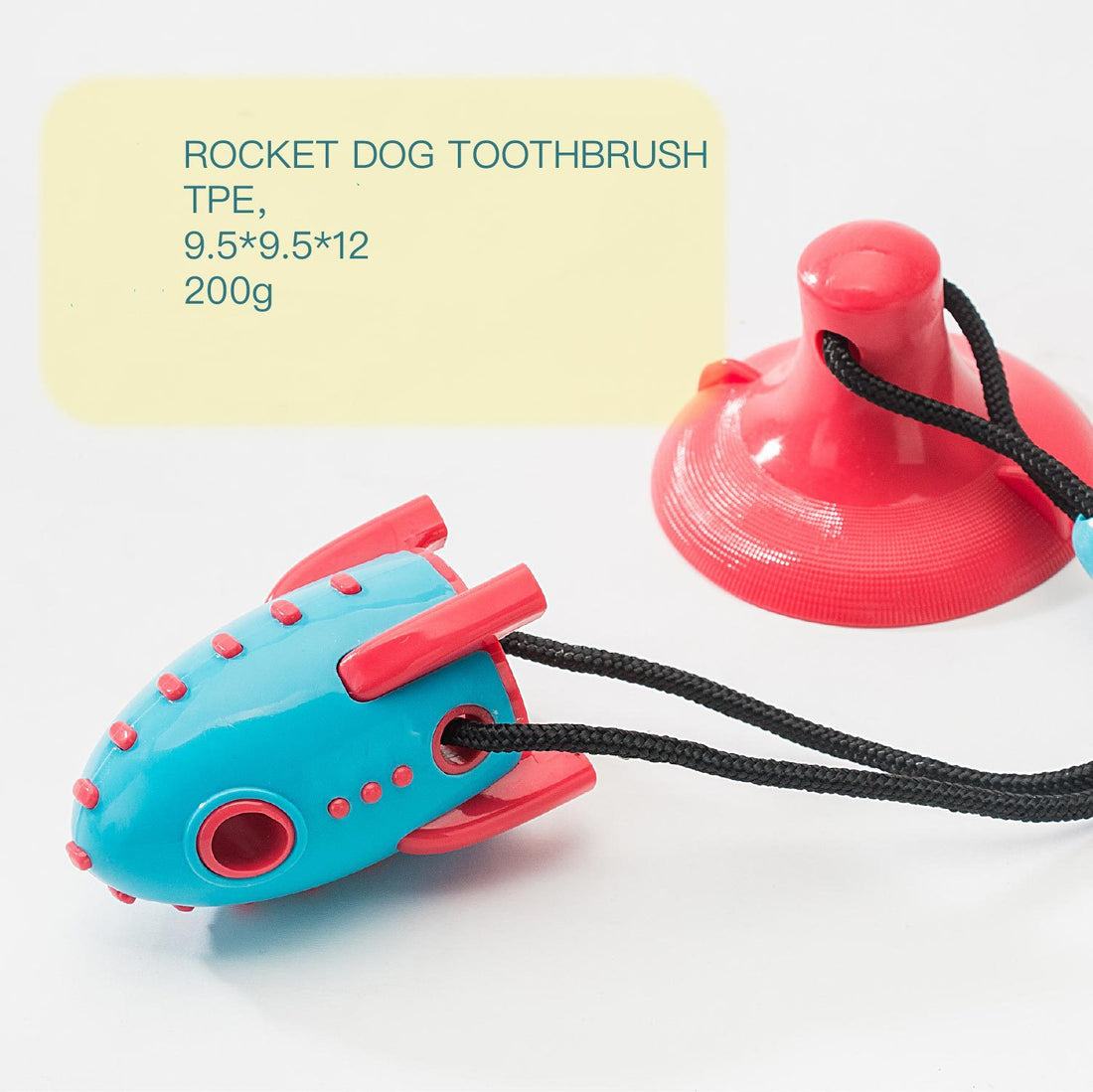 Rocket Dog Bite-Resistant Food Dispensing Toy