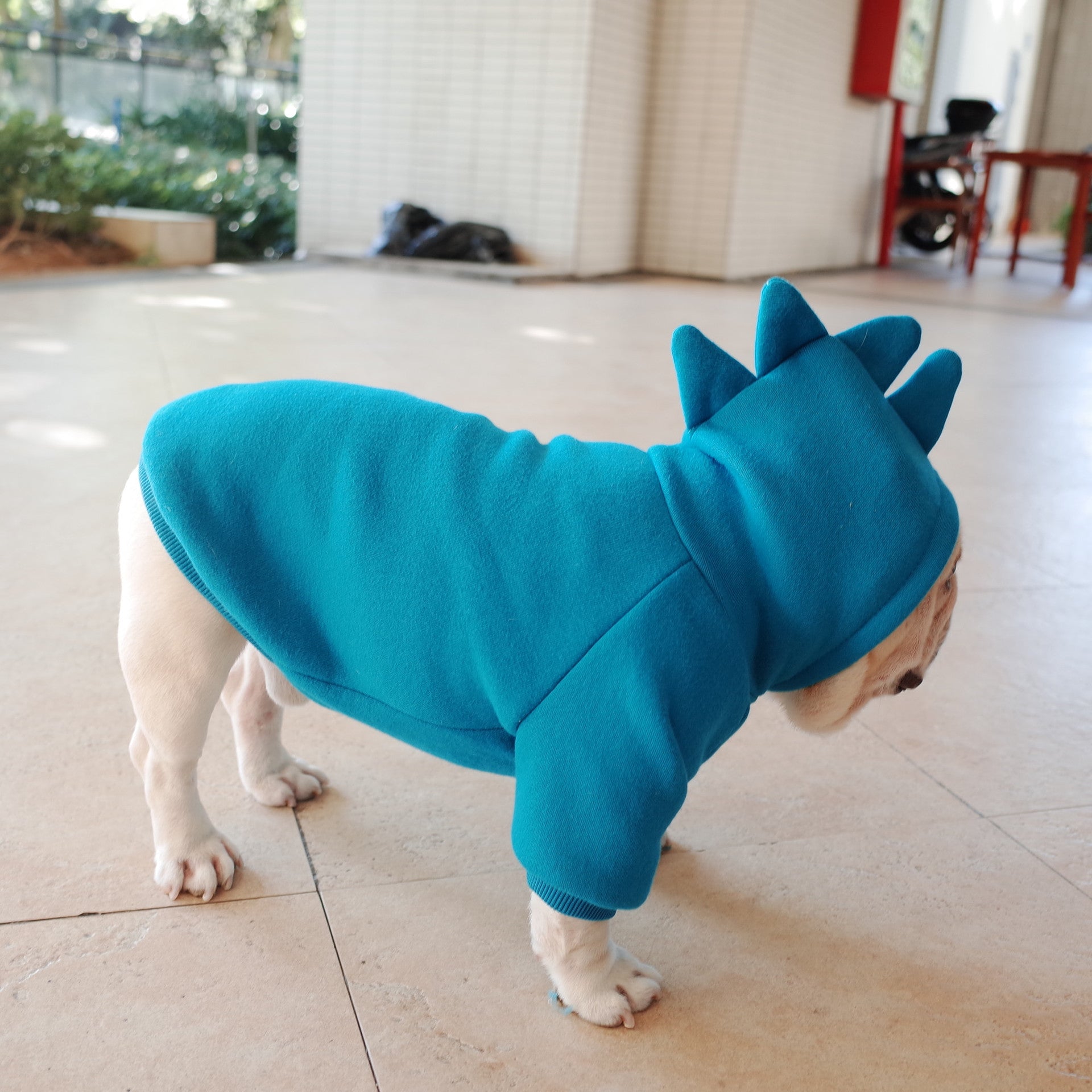 Solid Color Fleece Hoodie for Pets