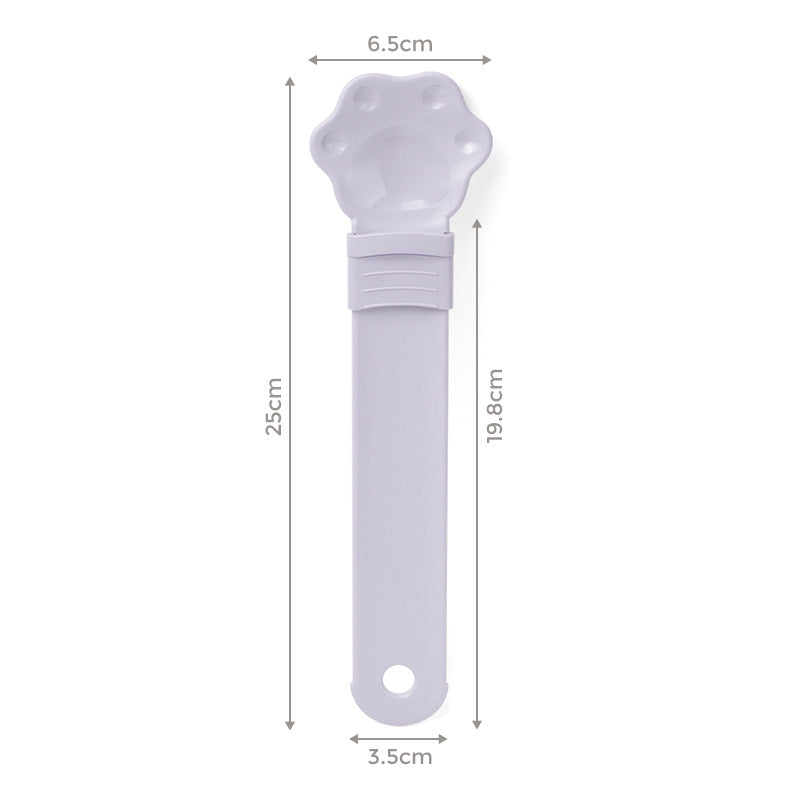 Plastic Cat Food Dispensing Spoon Feeder