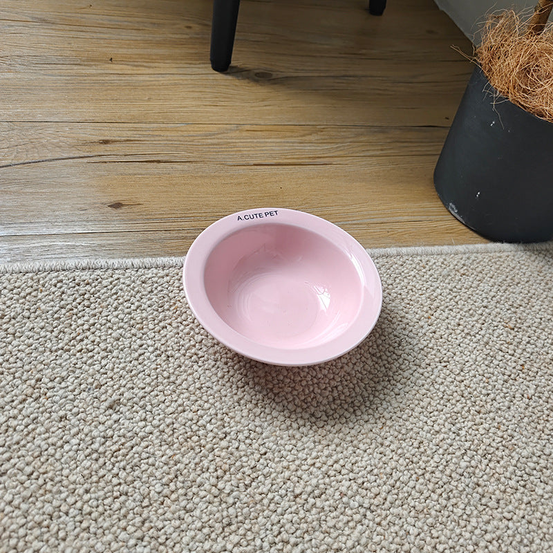 High-Leg Anti-Tip Ceramic Double Bowl for Cats & Dogs