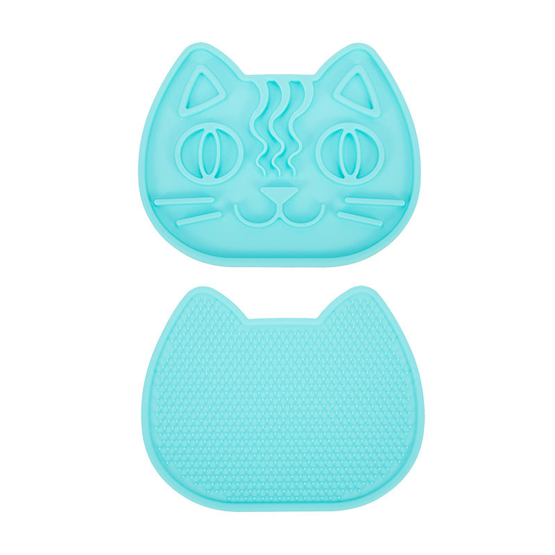 Double-Sided Slow Feeder Bowl for Cats & Dogs