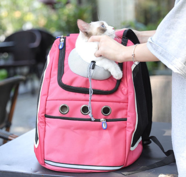Portable Cat Backpack for Safe and Comfortable Outings
