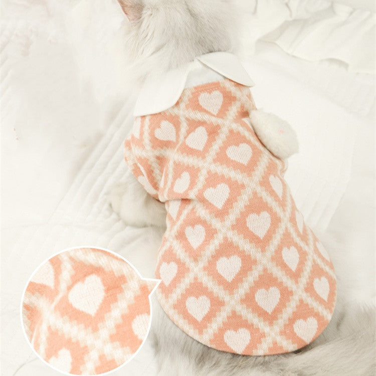 Lightweight Summer Cat Clothes Preventing Lint and Keeping Cool