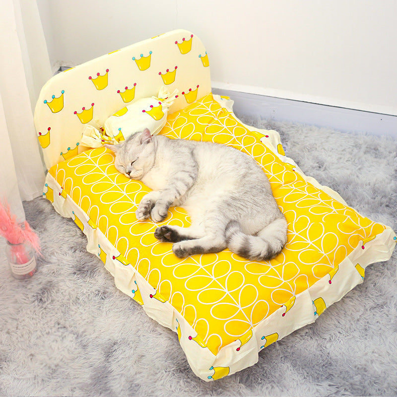 Teddy Small Dog Plush Bed