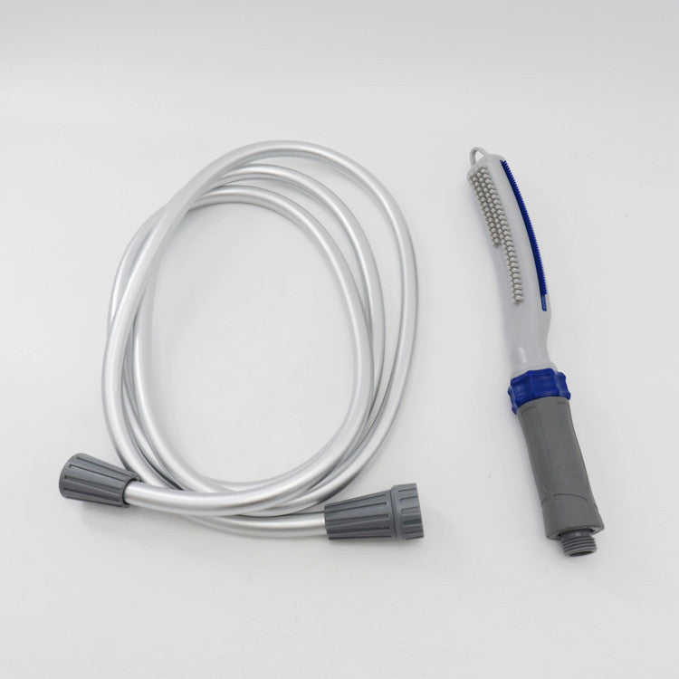 Pet Shower Bath Brush with Hose Attachment