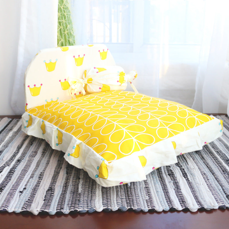 Teddy Small Dog Plush Bed