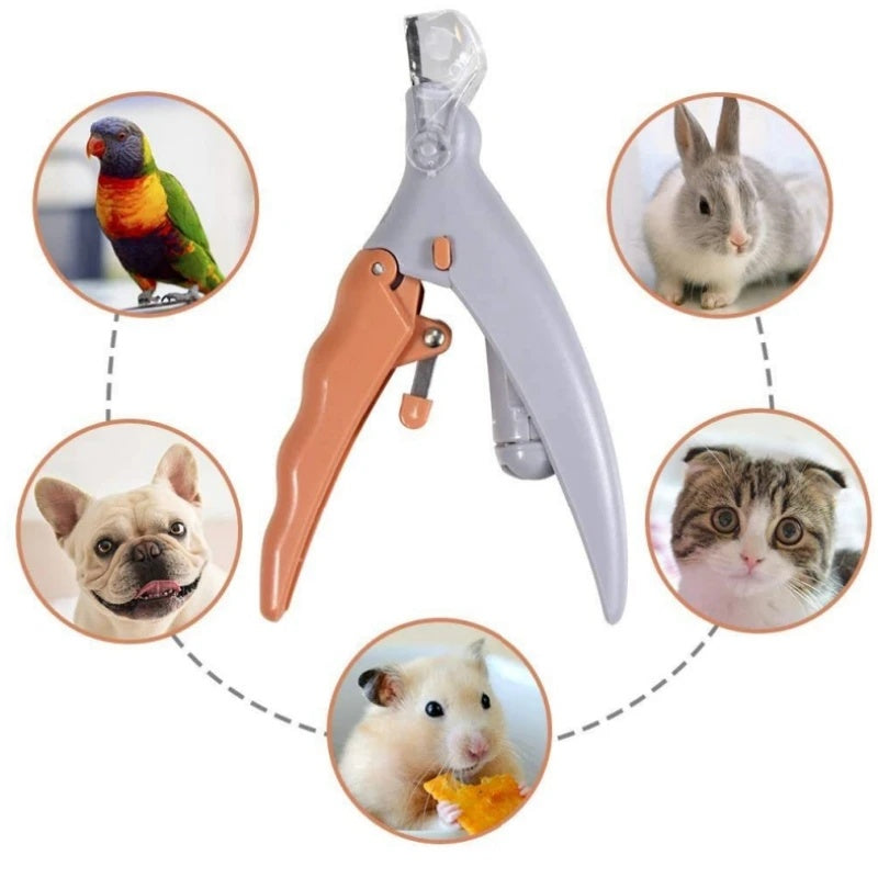 LED Pet Nail Clipper with Magnifier for Dogs Cats