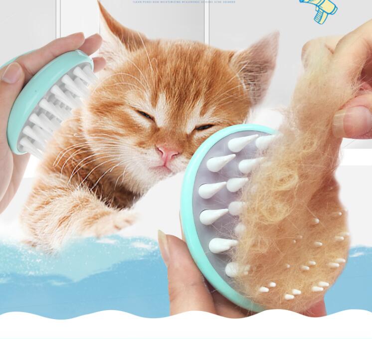 Pet Massage Bath Brush Grooming Comb for Dogs and Puppies