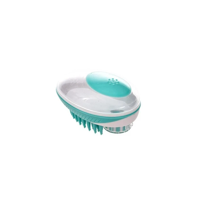 Automatic Pet Bath Massage Comb with Liquid Dispenser