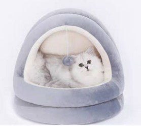 Cozy Indoor Cat & Small Dog Bed Sofa Nest