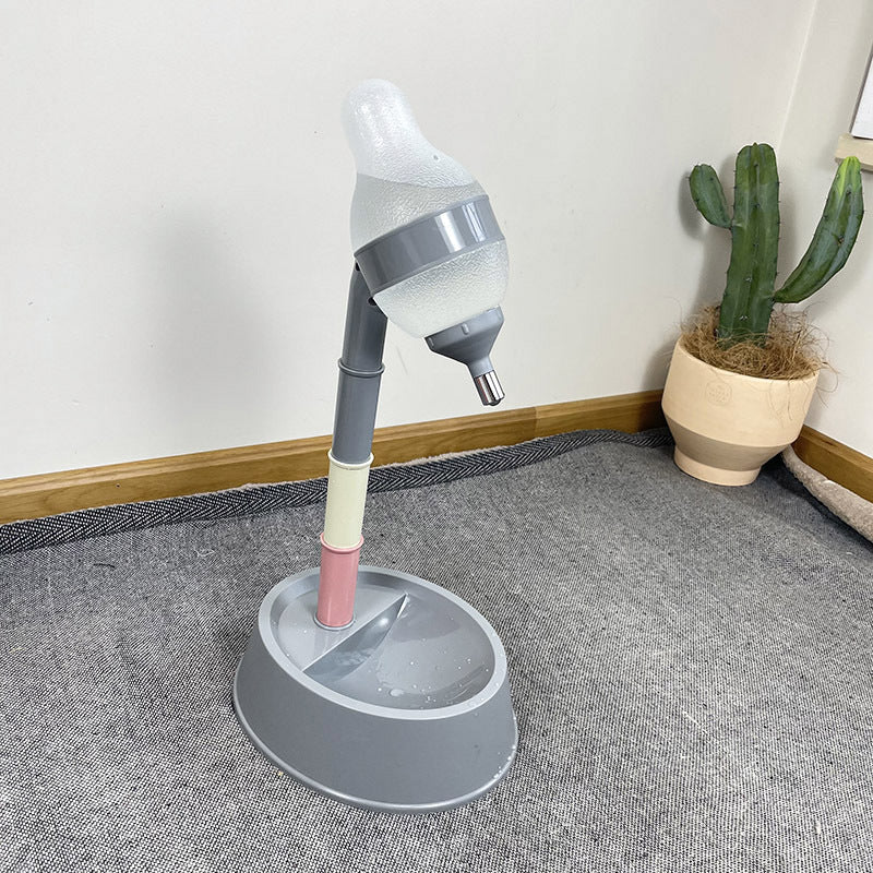 Automatic Adjustable Height Pet Water Dispenser & Feeder Bowl