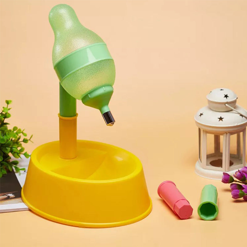Automatic Adjustable Height Pet Water Dispenser & Feeder Bowl