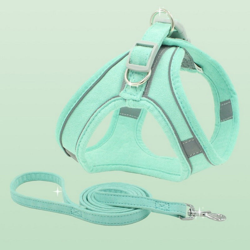 Vest-Style Cat Leash with Chest Harness for Secure Walking