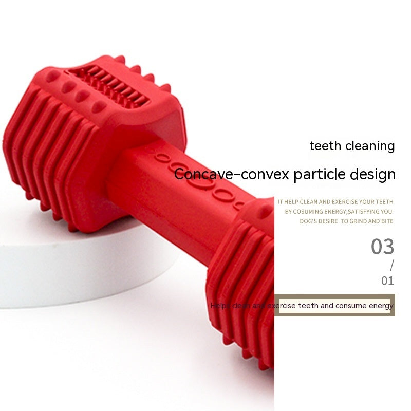 Rubber Interactive Dog Toy for Molar Chewing & Food Dispensing