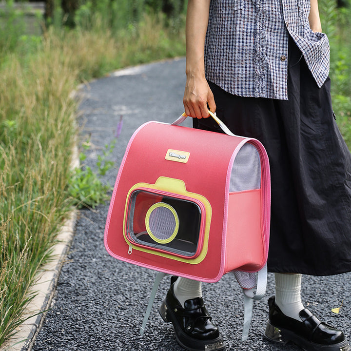 Portable Pet Backpack – Travel Bag for Dogs & Cats