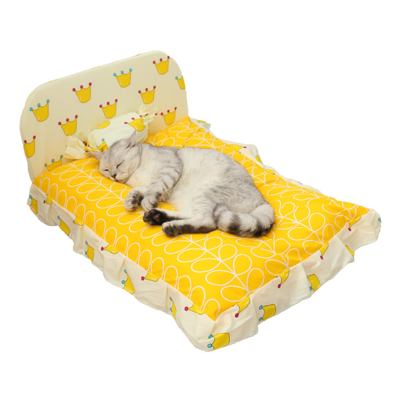Teddy Small Dog Plush Bed