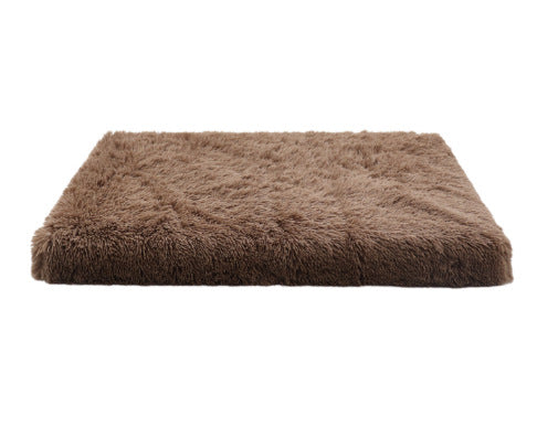 Plush Square Pet Sofa Bed with Memory Foam for Deep Sleep