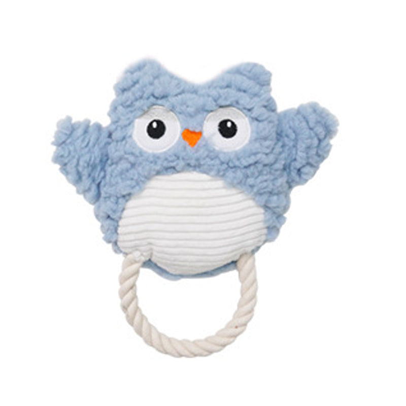 Plush Animal-Shaped Bite-Resistant Squeaky Dog Toy