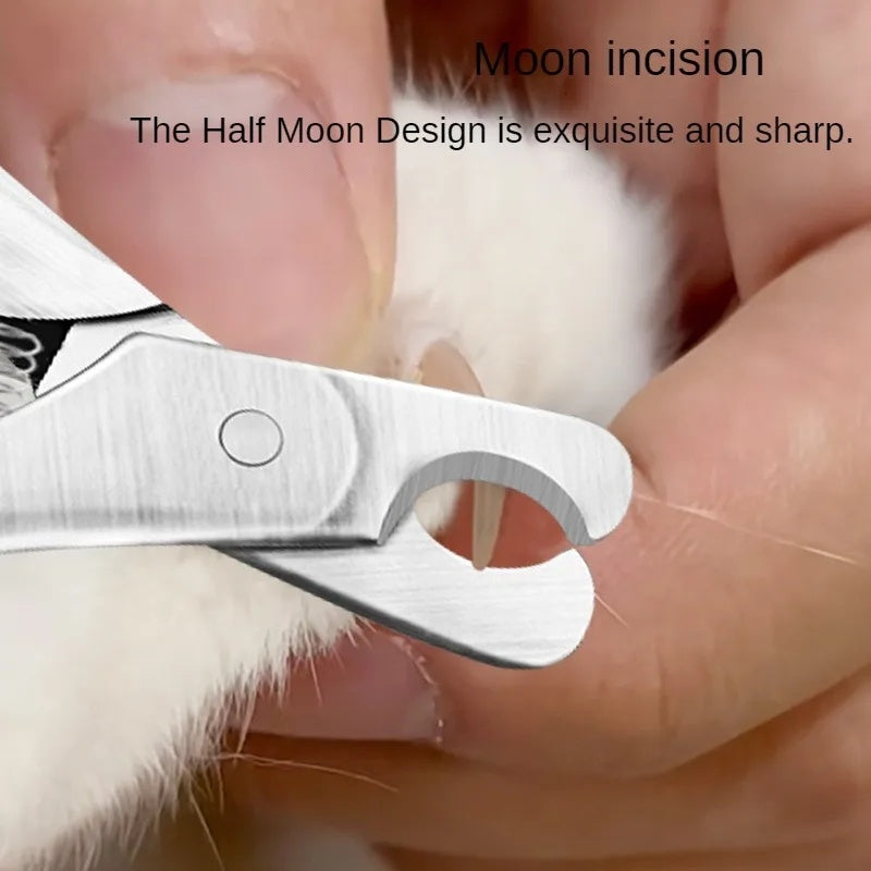 Professional Pet Nail Clipper Sharp Stainless Steel Trimmer for Dogs Cats