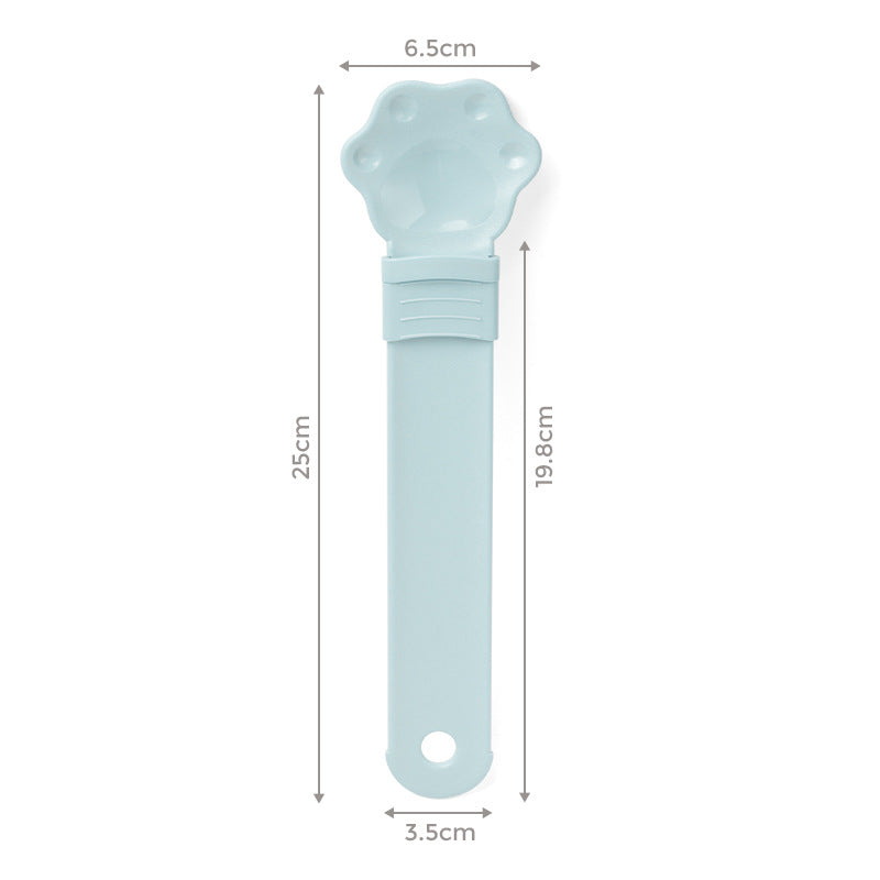 Plastic Cat Food Dispensing Spoon Feeder