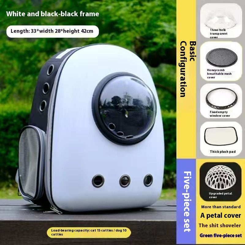 Plus-Sized Space Capsule Backpack for Cats and Small Pets